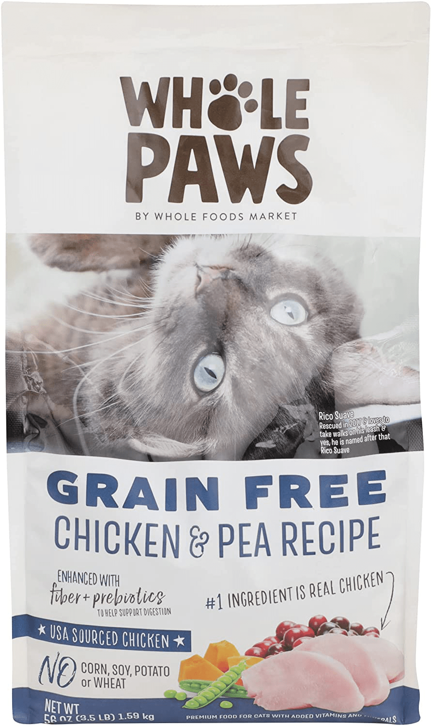 Whole Paws Cat Grain Free Chicken Recipe, 56 OZ Animals & Pet Supplies > Pet Supplies > Cat Supplies > Cat Treats WHOLE PAWS   