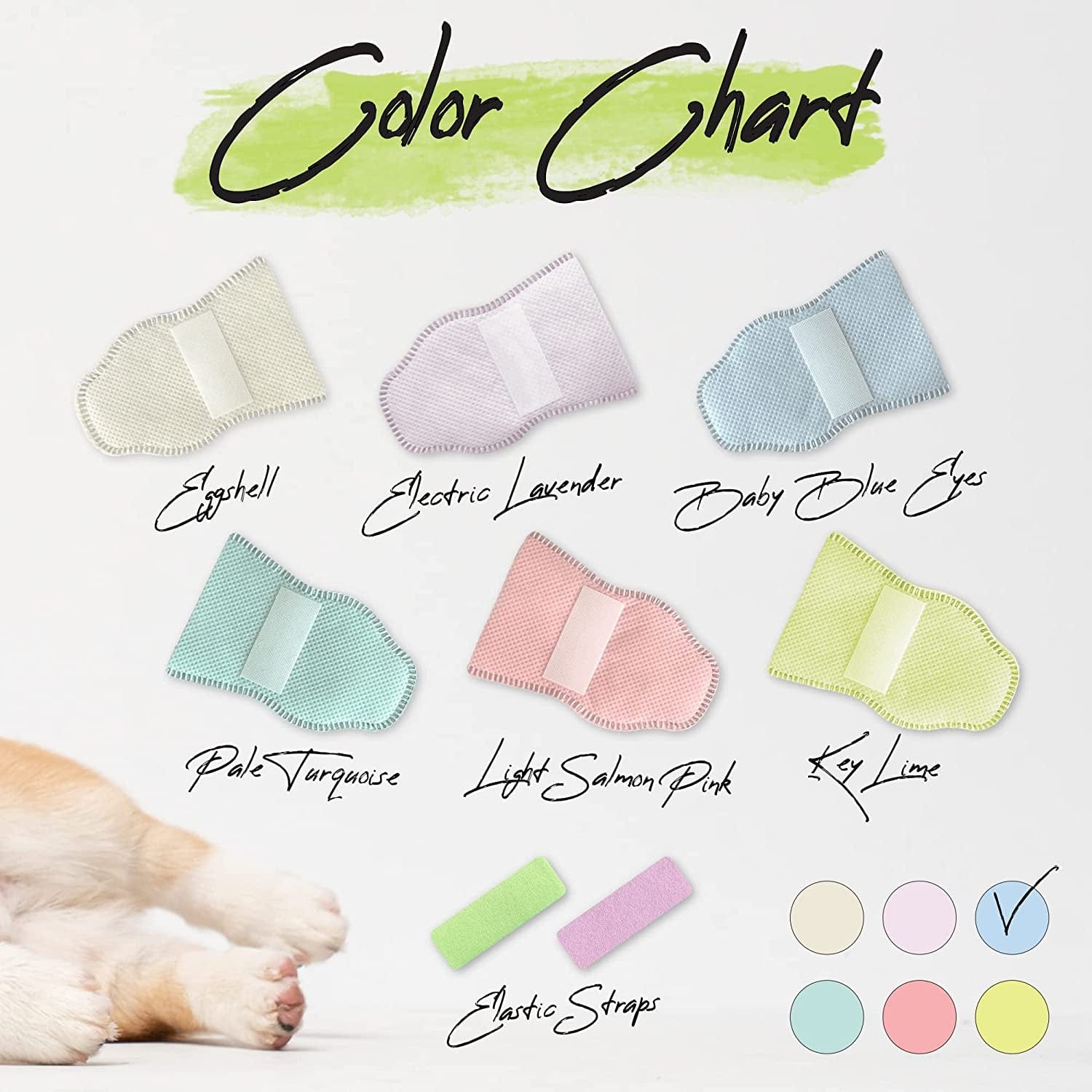 WICKEDPUP Dog Boots Paw Protection for Small Dogs, 36Ct | Disposable Pet Booties for Wound Recovery | Puppy Shoes with Adjustable Straps for Hardwood Floors, Hot Pavement (Blue, S: W 0.75 - 1.25") Animals & Pet Supplies > Pet Supplies > Dog Supplies > Dog Apparel BUTTERFLIES ECOMMERCE US LTD   