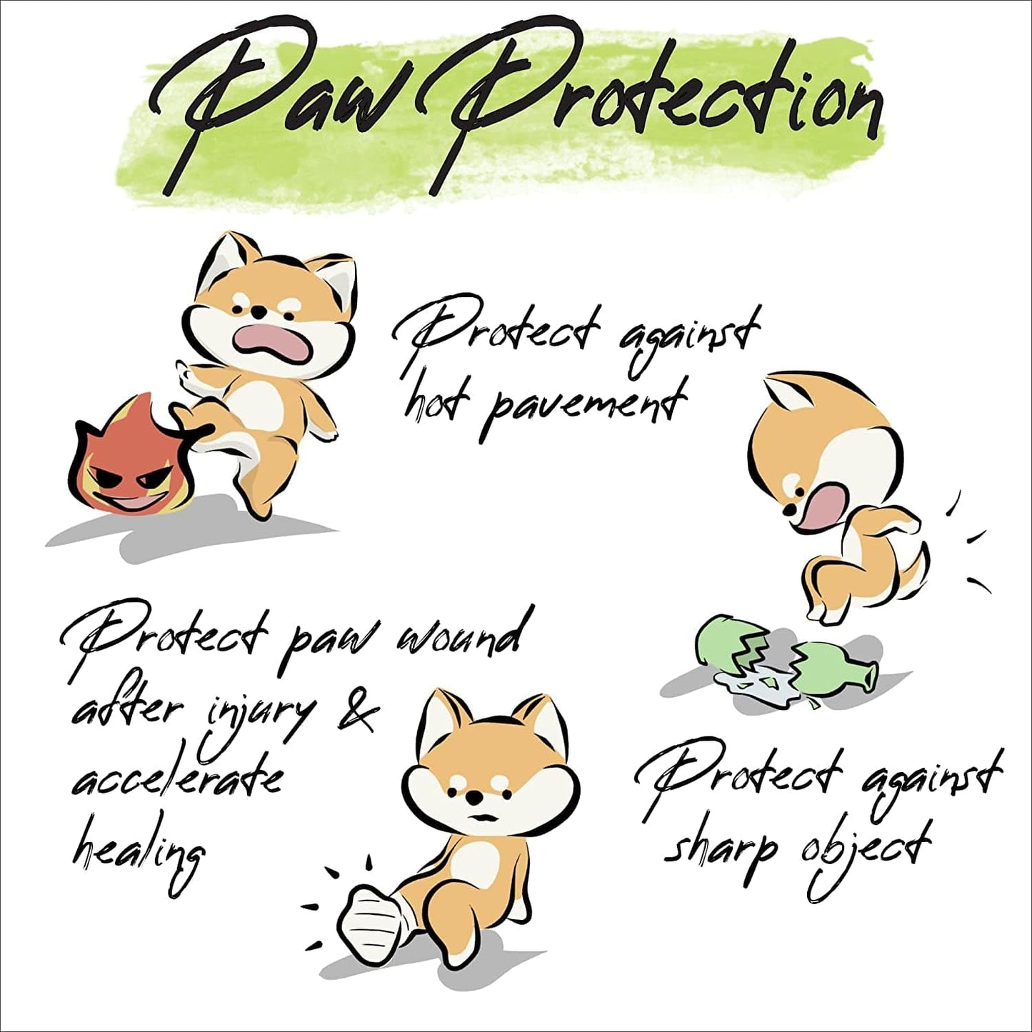 WICKEDPUP Dog Boots Paw Protection for Small Dogs, 36Ct | Disposable Pet Booties for Wound Recovery | Puppy Shoes with Adjustable Straps for Hardwood Floors, Hot Pavement (Blue, S: W 0.75 - 1.25") Animals & Pet Supplies > Pet Supplies > Dog Supplies > Dog Apparel BUTTERFLIES ECOMMERCE US LTD   