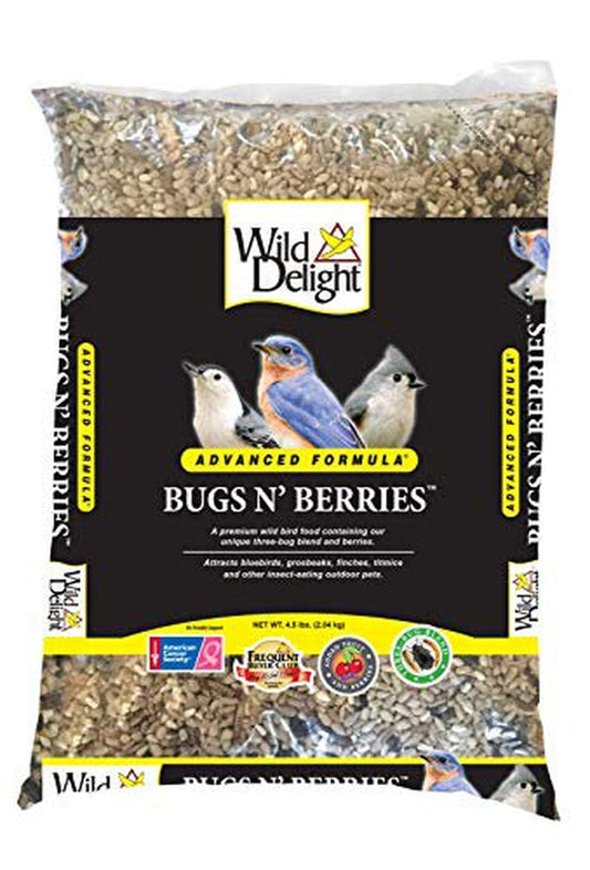 Wild Delight (099127) Bugs N' Berries Wild Bird Food, 4.5 Lb Animals & Pet Supplies > Pet Supplies > Bird Supplies > Bird Food Wild Delight   