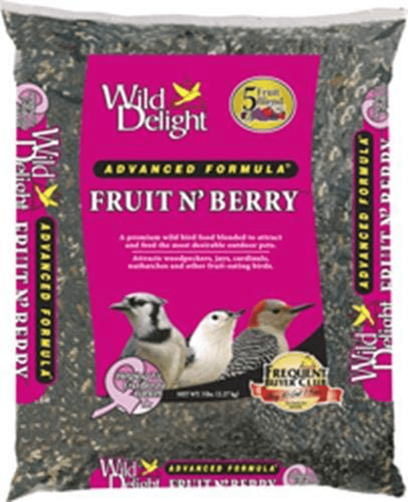 Wild Delight 365200 Fruit N' Berry Bird Food, 20 Lb - Beige Animals & Pet Supplies > Pet Supplies > Bird Supplies > Bird Food Arett Sales - LG Advanced Formula 5 lb 