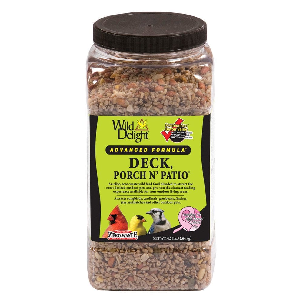 Wild Delight Advanced Formula Deck, Porch N’ Patio Bird Seed - 20Lb Bag Animals & Pet Supplies > Pet Supplies > Bird Supplies > Bird Food D & D Commodities Ltd   