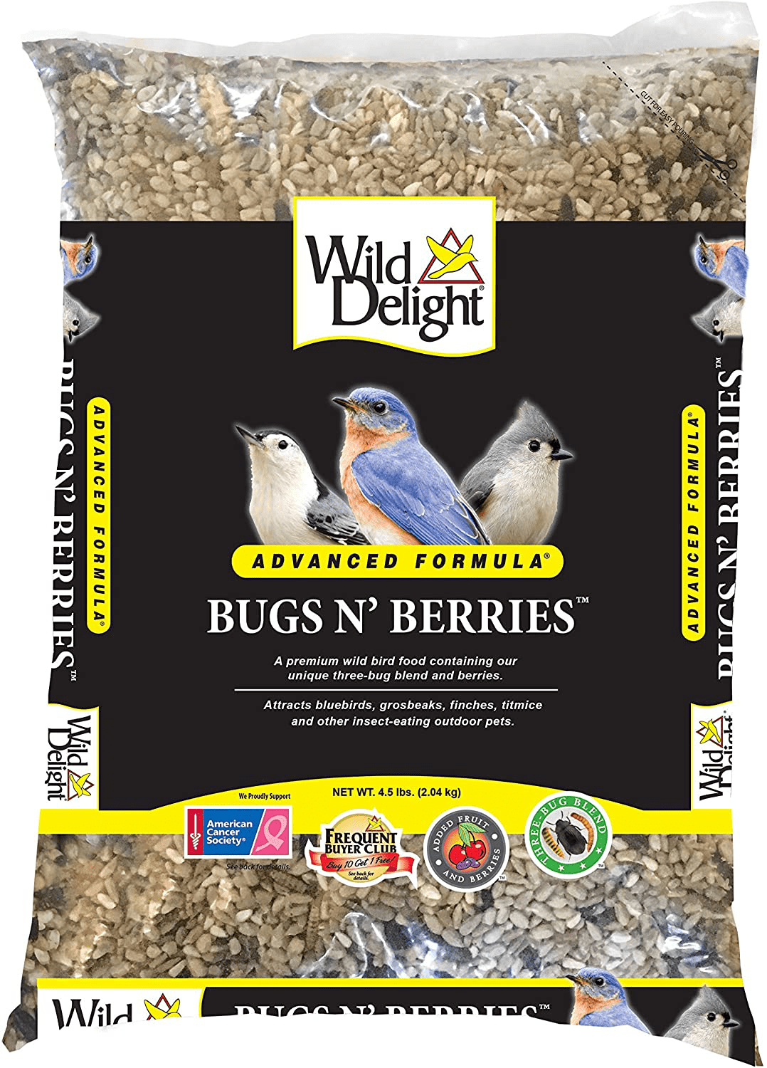 Wild Delight Bugs N' Berries Animals & Pet Supplies > Pet Supplies > Bird Supplies > Bird Food Wild Delight   