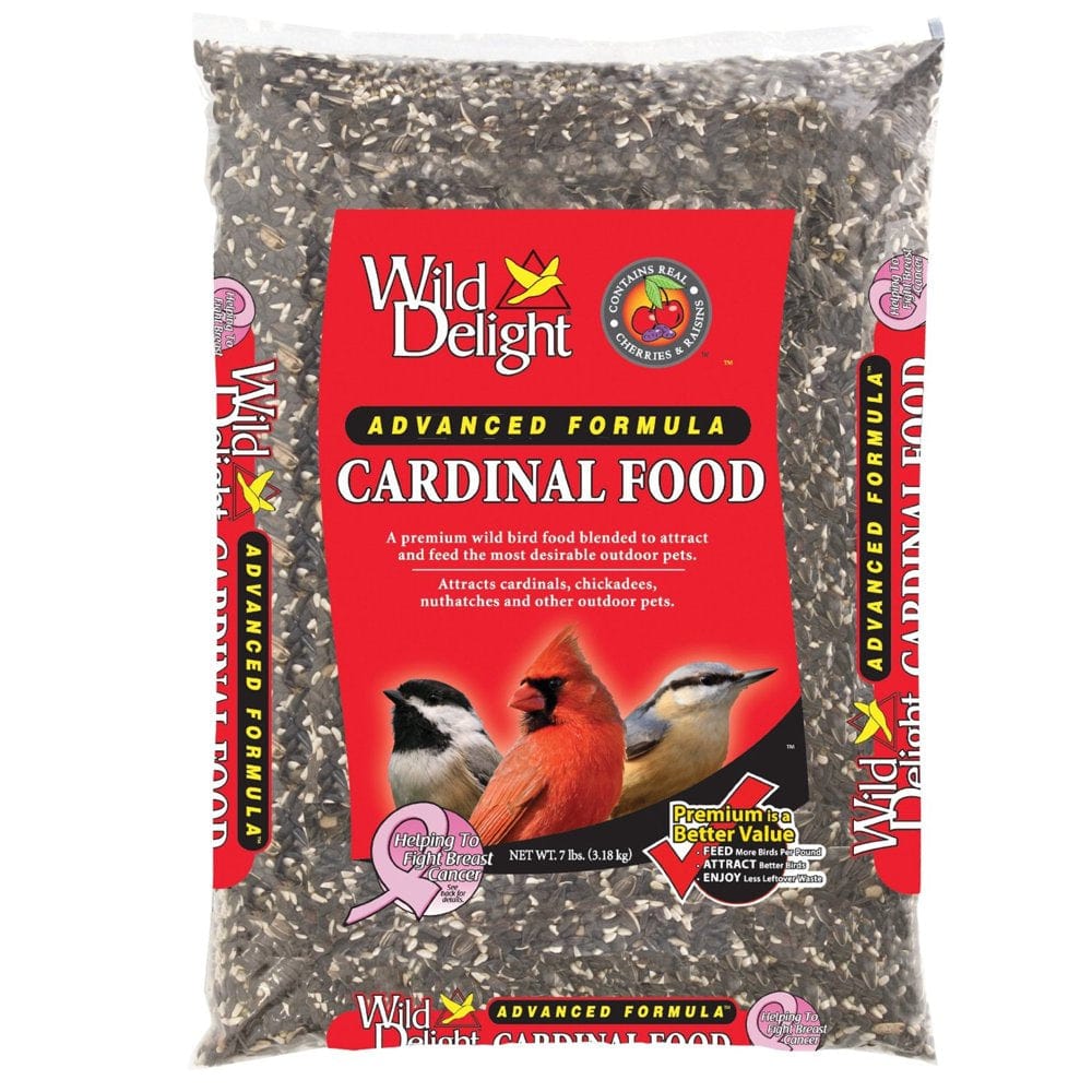 Wild Delight Cardinal Bird Food, 7 Lb Animals & Pet Supplies > Pet Supplies > Bird Supplies > Bird Food D & D Commodities Ltd   