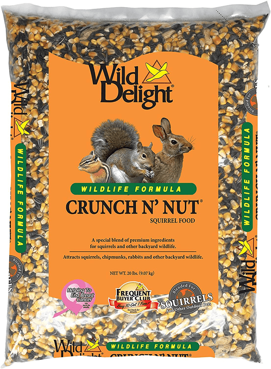 Wild Delight Crunch N' Nut Squirrel Food Animals & Pet Supplies > Pet Supplies > Small Animal Supplies > Small Animal Food Wild Delight 20 lb  