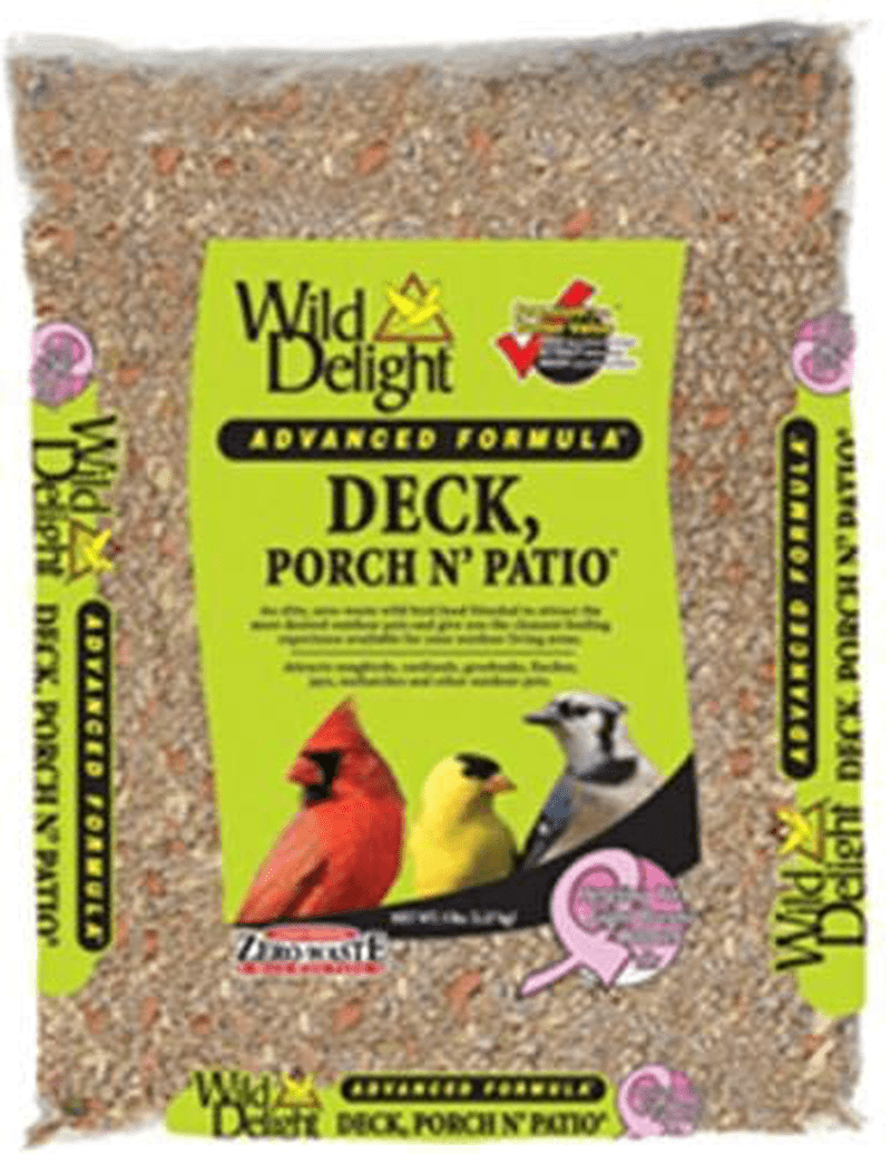 Wild Delight Deck, Porch N' Patio No Waste Bird Food, 5 Lb Animals & Pet Supplies > Pet Supplies > Bird Supplies > Bird Food Arett Sales - LG   