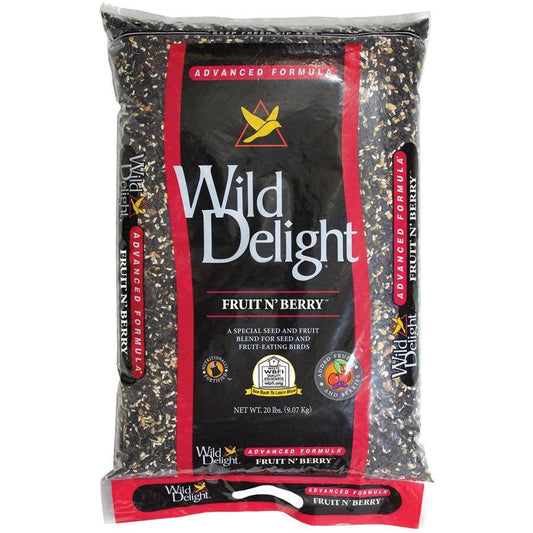 Wild Delight Fruit N' Berry Bird Food, 20 Lb Animals & Pet Supplies > Pet Supplies > Bird Supplies > Bird Food D & D Commodities Ltd   