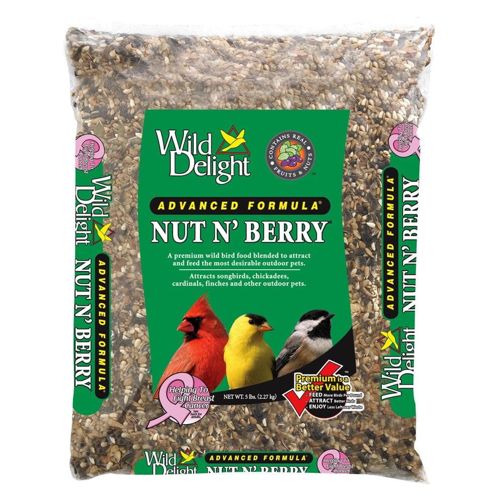 Wild Delight Nut N Berry Bird Seed/Food, 5 Lb Animals & Pet Supplies > Pet Supplies > Bird Supplies > Bird Food D & D Commodities Ltd   