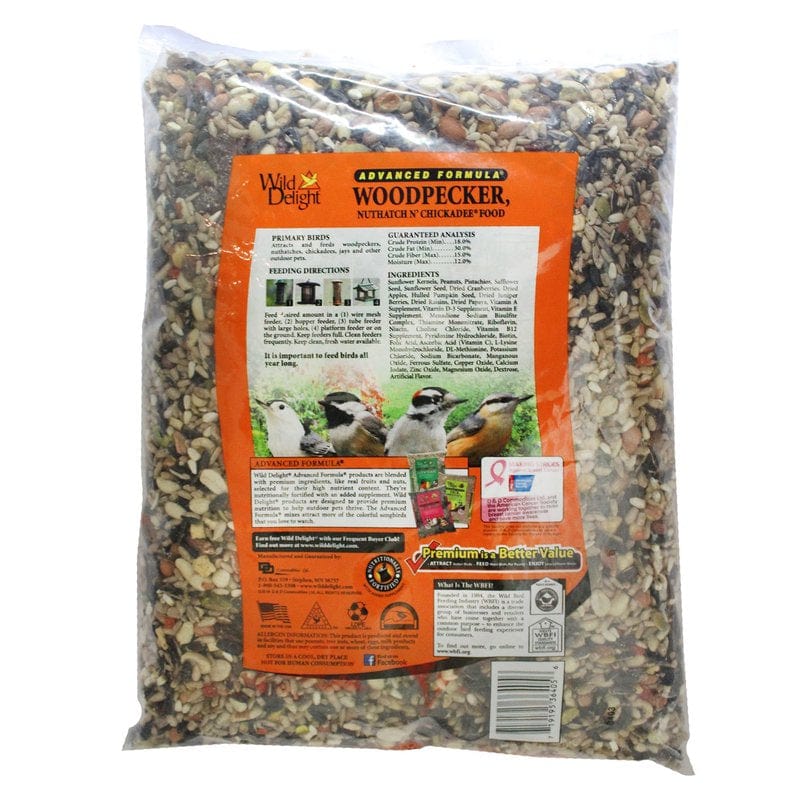 Wild Delight Woodpecker Nuthatch & Chickadee Bird Seed, 5 Lb Animals & Pet Supplies > Pet Supplies > Bird Supplies > Bird Food D & D Commodities Ltd   