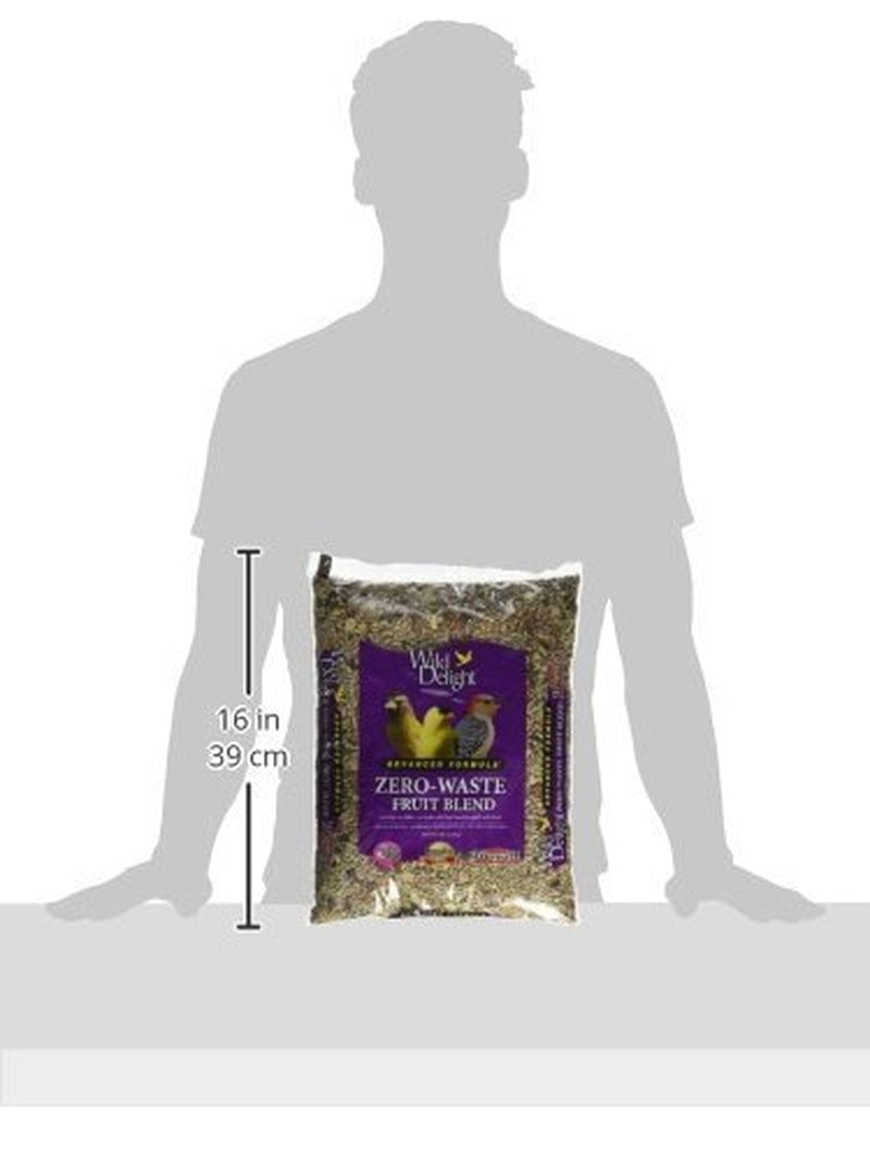 Wild Delight Zero-Waste Fruit Blend Bird Food, 5 Lbs Animals & Pet Supplies > Pet Supplies > Bird Supplies > Bird Food D & D Commodities Ltd   