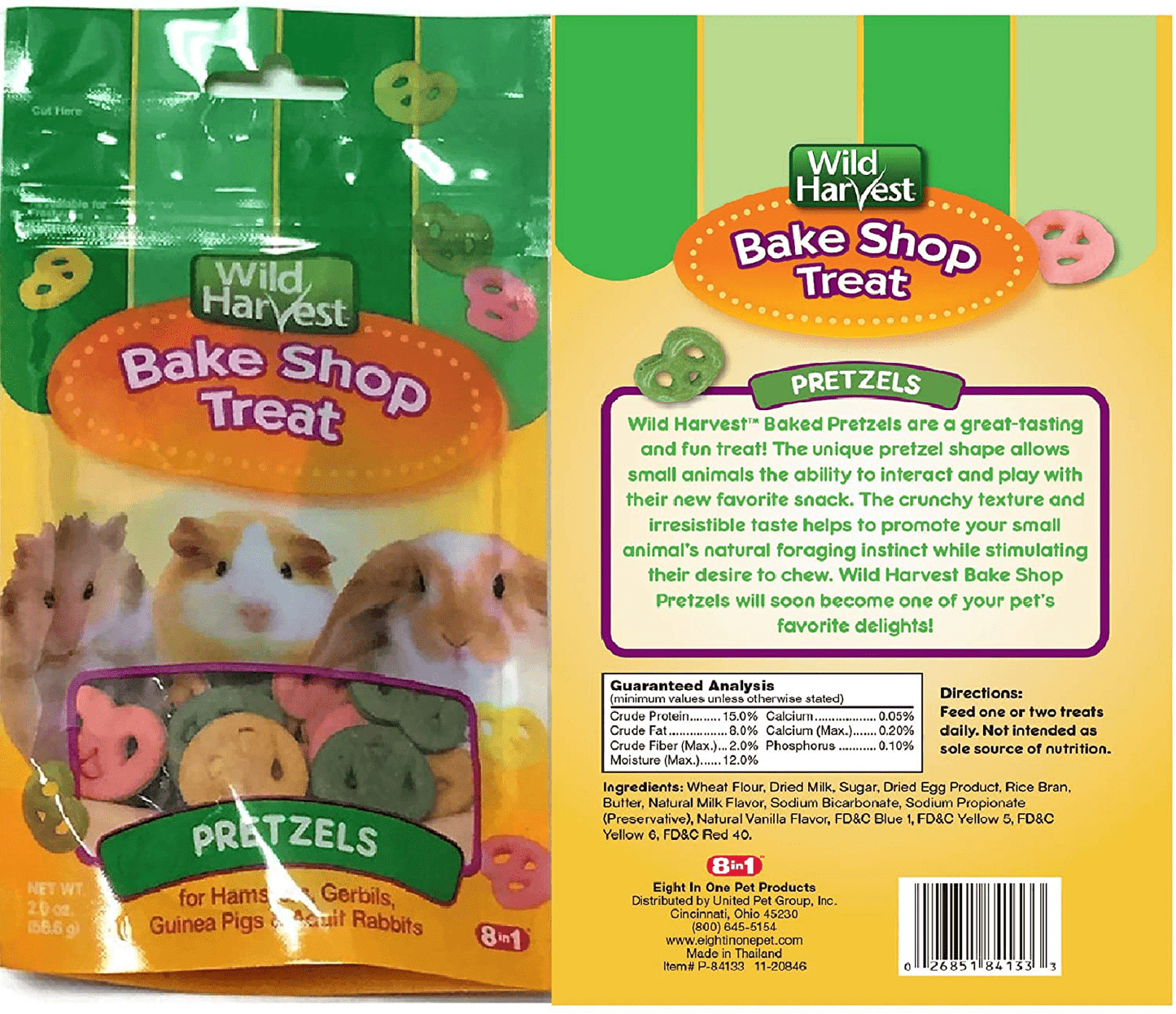 Wild Harvest 2-Variety Flavor Packs, 2.2 Oz Glazed Donuts with Yogurt Frosting and 2.0 Oz Pretzels Small Animal Treats Animals & Pet Supplies > Pet Supplies > Small Animal Supplies > Small Animal Treats Wild Harvest   