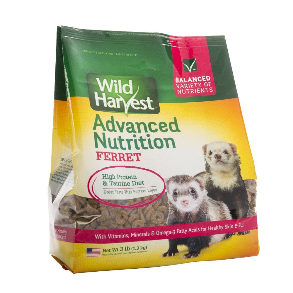 Wild Harvest Advanced Nutrition Ferret 3 Pounds, High Protein and Taurine Diet Animals & Pet Supplies > Pet Supplies > Small Animal Supplies > Small Animal Treats Spectrum Brands   