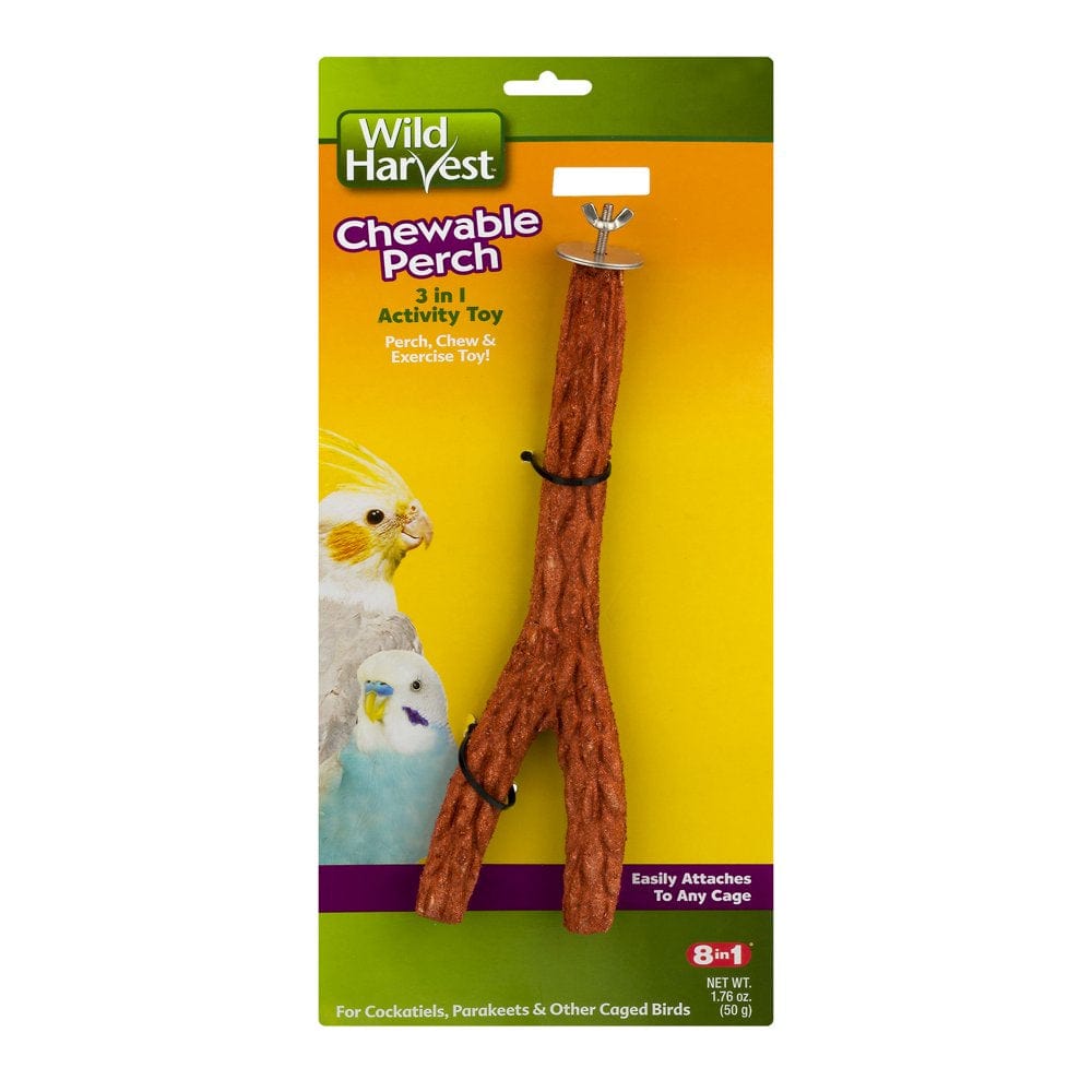 Wild Harvest Chewable Perch for Cockatiels, Parakeets and Other Caged Birds