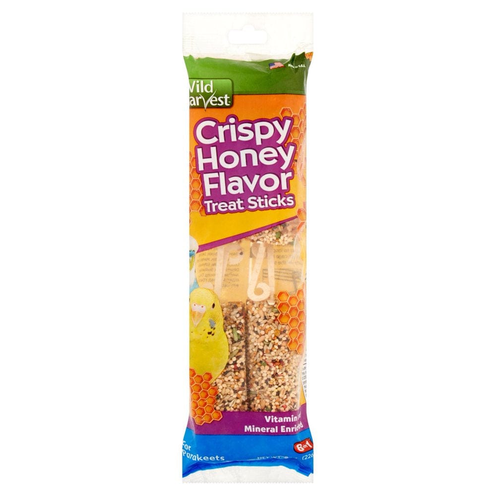 Wild Harvest Crispy Honey Flavor Treat Sticks for Parakeets, 8 Oz Animals & Pet Supplies > Pet Supplies > Bird Supplies > Bird Treats Spectrum Brands   