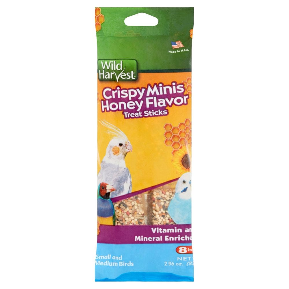 Wild Harvest Crispy Mini Honey Flavor Treat Sticks, 2.96 Oz Animals & Pet Supplies > Pet Supplies > Bird Supplies > Bird Treats Spectrum Brands   