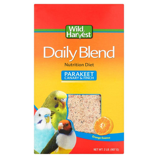 Wild Harvest Daily Blend Bird Food for Parakeet, Canary & Finch, 2 Lb Animals & Pet Supplies > Pet Supplies > Bird Supplies > Bird Food Spectrum Brands   