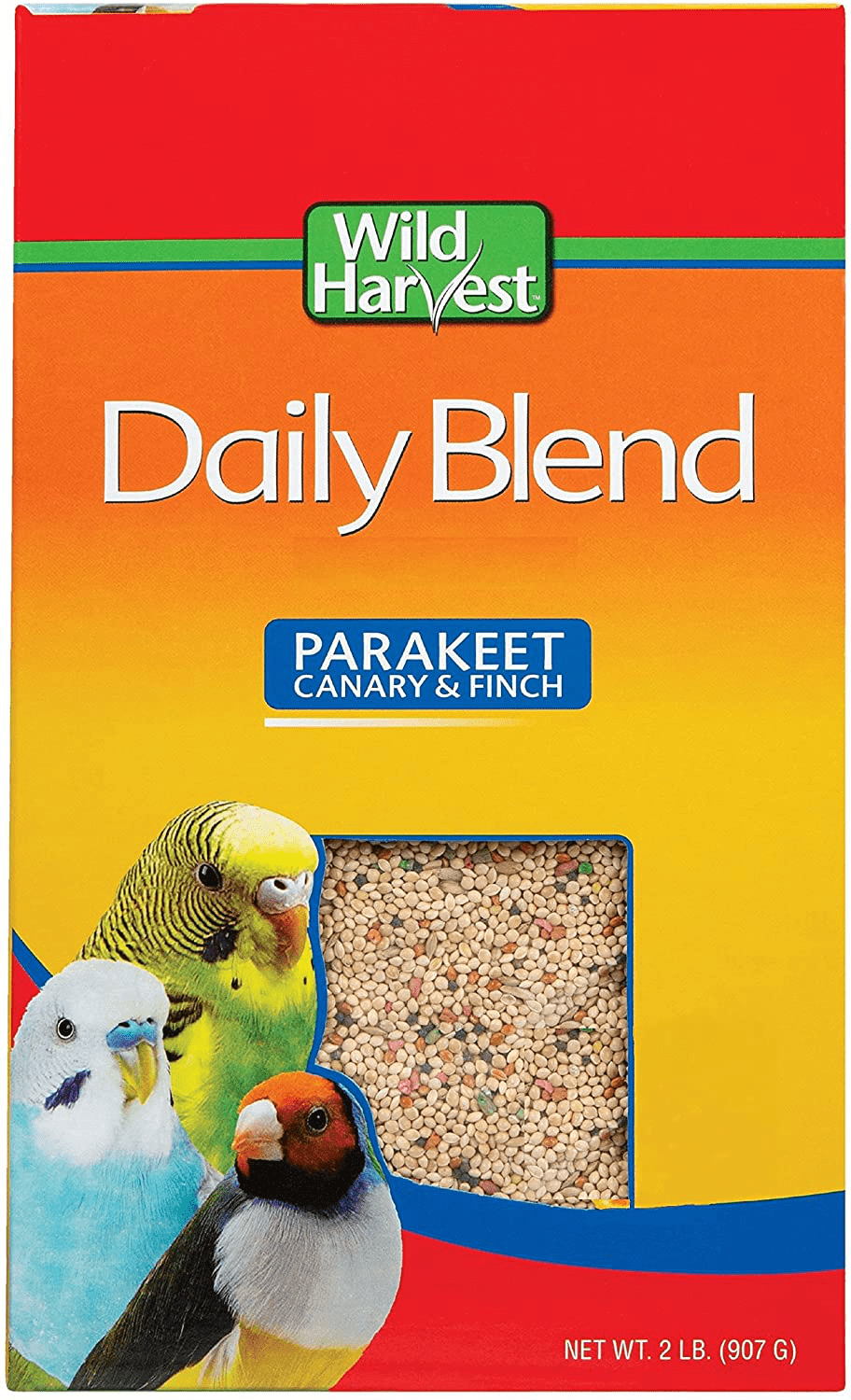 Wild Harvest Daily Blend for Parakeet, Canary, Finch & Small Birds 2Lb Animals & Pet Supplies > Pet Supplies > Bird Supplies > Bird Food Wild Harvest   