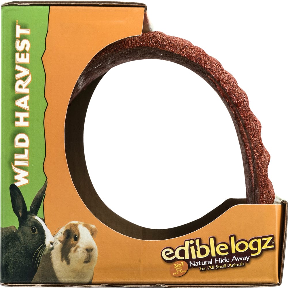 Wild Harvest Edible Logz Hide Away Treat for Small Animals, 8.5 Oz.