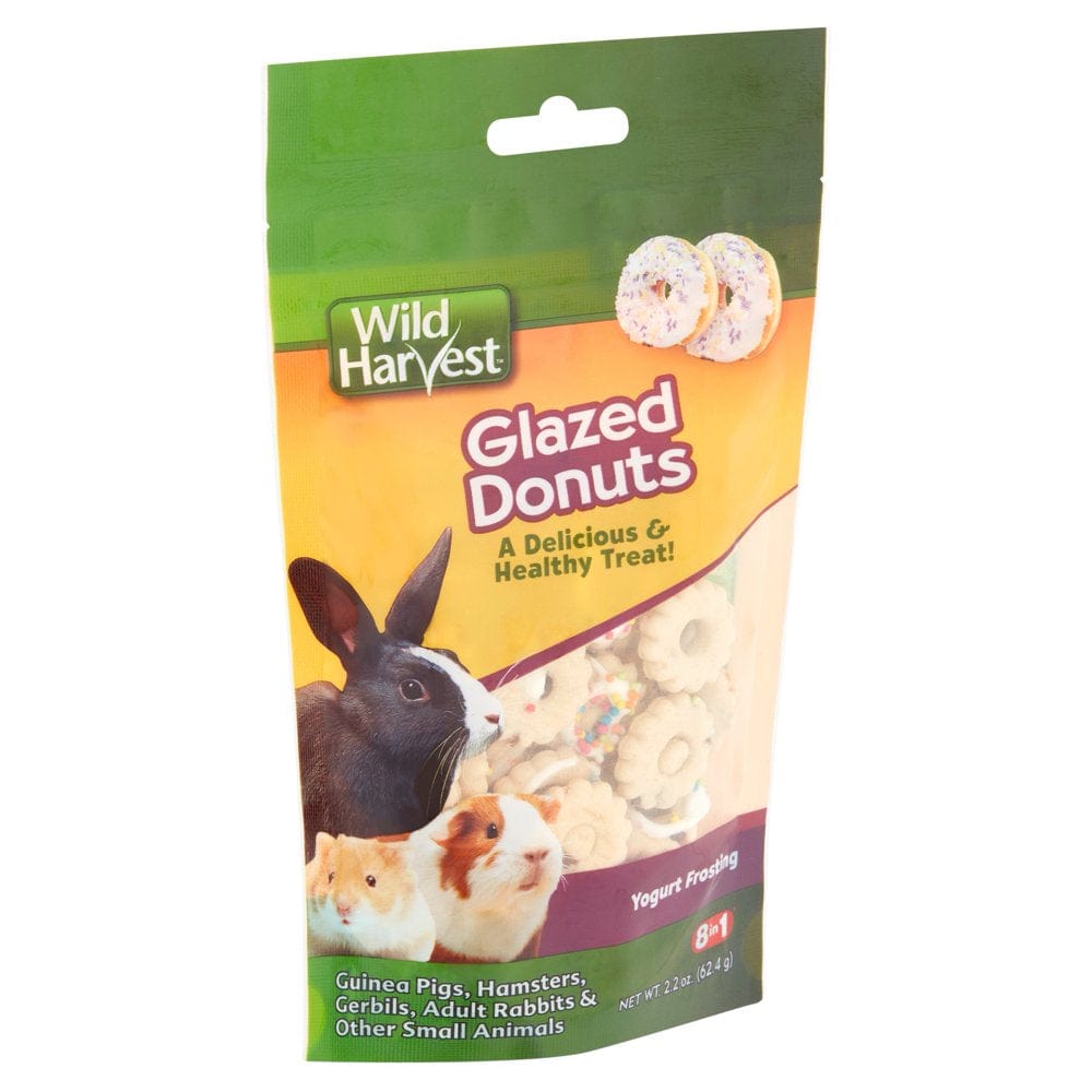 Wild Harvest Glazed Donut Treats for Small Animals, 2.2 Oz Animals & Pet Supplies > Pet Supplies > Small Animal Supplies > Small Animal Treats Spectrum Brands   