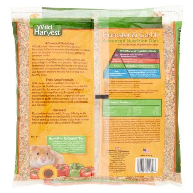 Wild Harvest Hamster and Gerbil Advanced Nutrition Diet, 4 Lbs. Animals & Pet Supplies > Pet Supplies > Small Animal Supplies > Small Animal Treats Spectrum Brands   