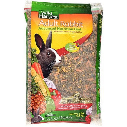 Wild Harvest Mix Rabbit Food, Vegetable & Grain, 8 Lb. Bag Animals & Pet Supplies > Pet Supplies > Small Animal Supplies > Small Animal Treats Spectrum Brands 8 lbs  