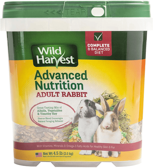 Wild Harvest Wh-83544 Wild Harvest Advanced Nutrition Diet for Rabbits, 4.5-Pound Animals & Pet Supplies > Pet Supplies > Small Animal Supplies > Small Animal Food Wild Harvest   