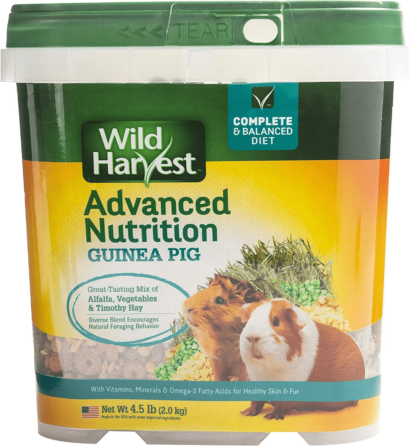 Wild Harvest Wh-83545 Wild Harvest Advanced Nutrition Diet for Guinea Pigs, 4.5-Pound Animals & Pet Supplies > Pet Supplies > Small Animal Supplies > Small Animal Food Wild Harvest   