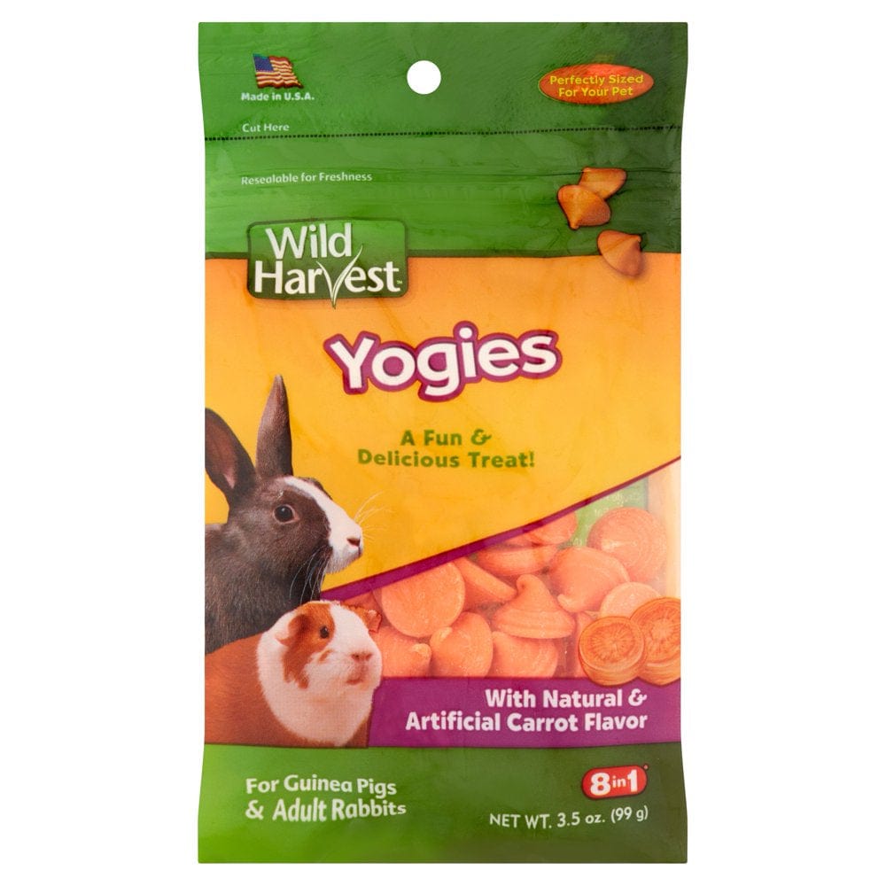 Wild Harvest Yogies 3.5 Ounces, with Carrot Flavor, for Guinea Pigs and Adult Rabbits Animals & Pet Supplies > Pet Supplies > Small Animal Supplies > Small Animal Treats Spectrum Brands   