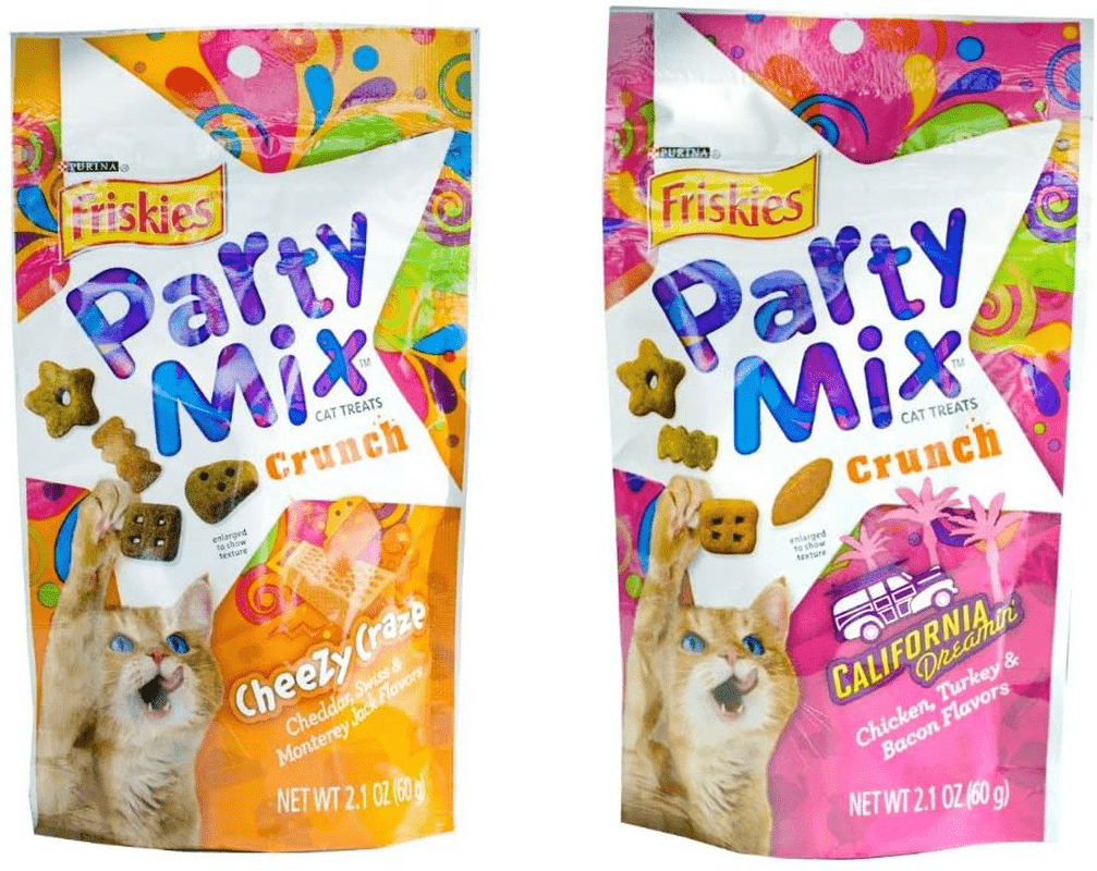 Wild West, Morning Munch, Mixed Grill, Picnic, Beachside, Cheezy Animals & Pet Supplies > Pet Supplies > Cat Supplies > Cat Treats Friskies Party Mix Crunch   