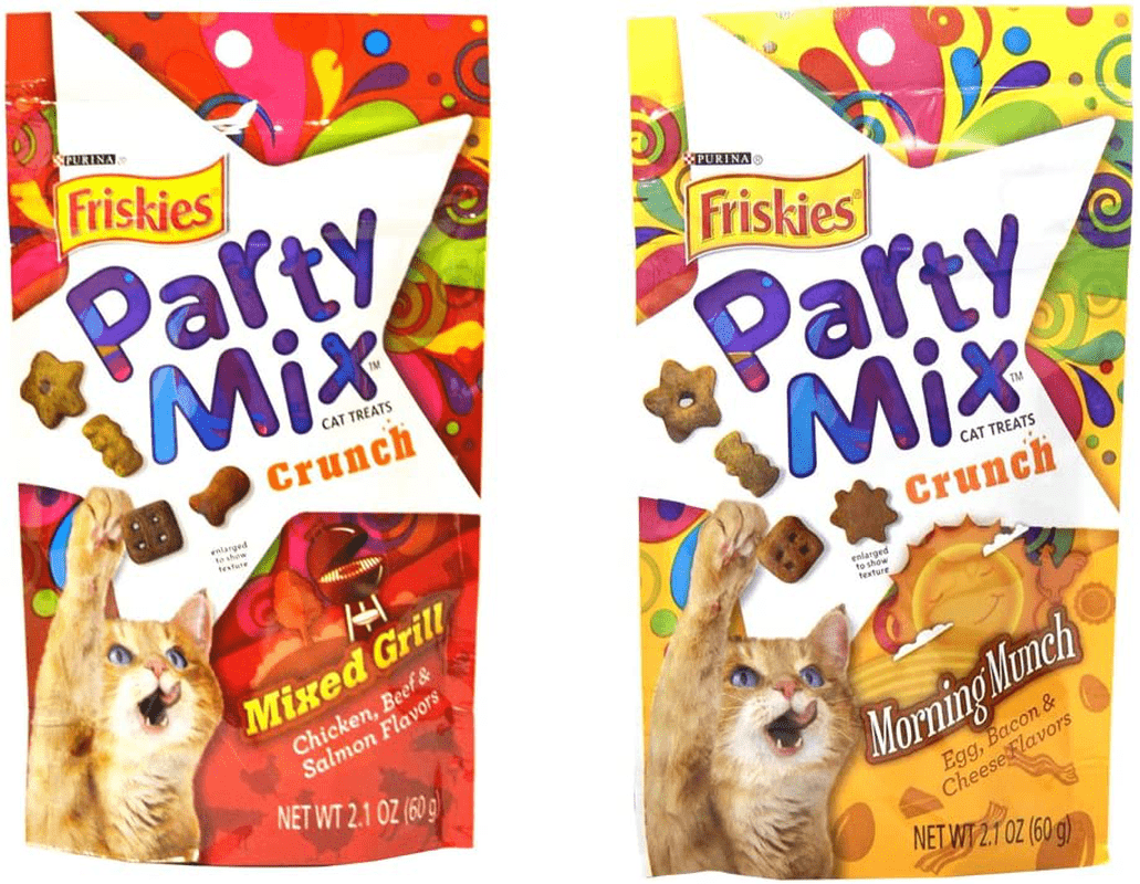 Wild West, Morning Munch, Mixed Grill, Picnic, Beachside, Cheezy Animals & Pet Supplies > Pet Supplies > Cat Supplies > Cat Treats Friskies Party Mix Crunch   