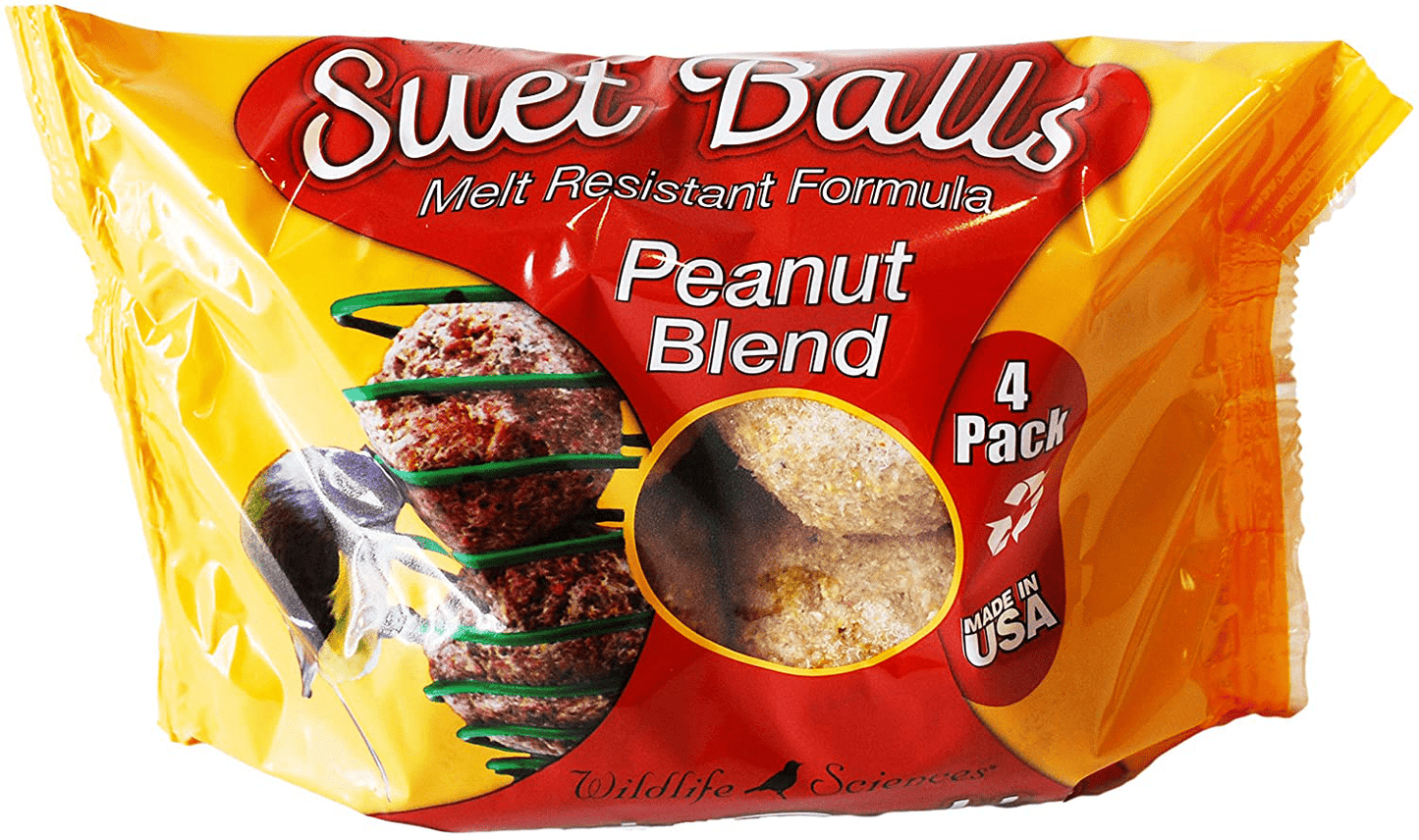 Wildlife Sciences Melt Resistant Suet Balls 24 Pack, 6 Wrapped Packs of 4 Suet Balls for Wild Birds Animals & Pet Supplies > Pet Supplies > Bird Supplies > Bird Treats Wildlife Sciences   