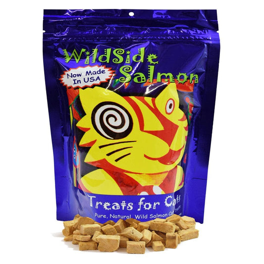 Wildside Wild Alaskan Freeze Dried Salmon All Natural Grain Free Snack Treats for Cats 3Oz Animals & Pet Supplies > Pet Supplies > Cat Supplies > Cat Treats WildSide Pet Products   
