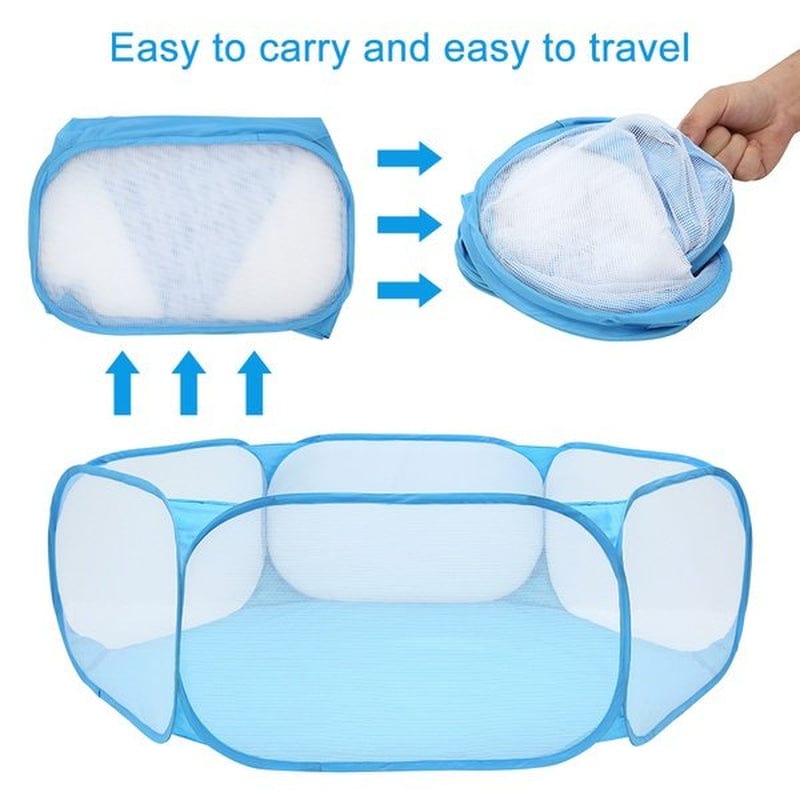 Willkey Pet Play Portable O Indoor/Outdoor Small Animal Cage Tent Fence for Children Hamster Chinchillas and Guinea-Pigs Animals & Pet Supplies > Pet Supplies > Small Animal Supplies > Small Animal Food willkey   