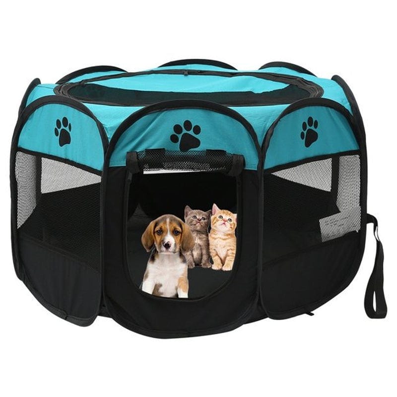 Willkey Portable Puppy Pet Tent Play Pen Fence Cage for Dog Cats Pigs Folding Run Kennel Animals & Pet Supplies > Pet Supplies > Dog Supplies > Dog Kennels & Runs willkey   