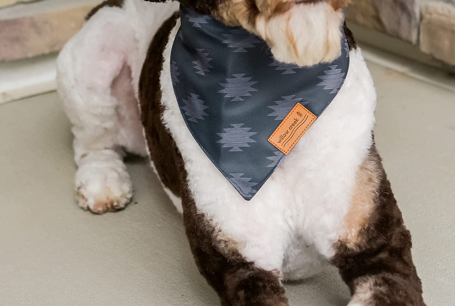 Willow Creek Pet Apparel Bandana Scarf for Dogs & Puppies | Western 4 Pack | Dual Layered Durable Fabric |Cute & Modern| All Breeds | Boy & Girl | Adjustable Small, Large, & X-Large (Large) Animals & Pet Supplies > Pet Supplies > Dog Supplies > Dog Apparel Willow Creek Pet Apparel   