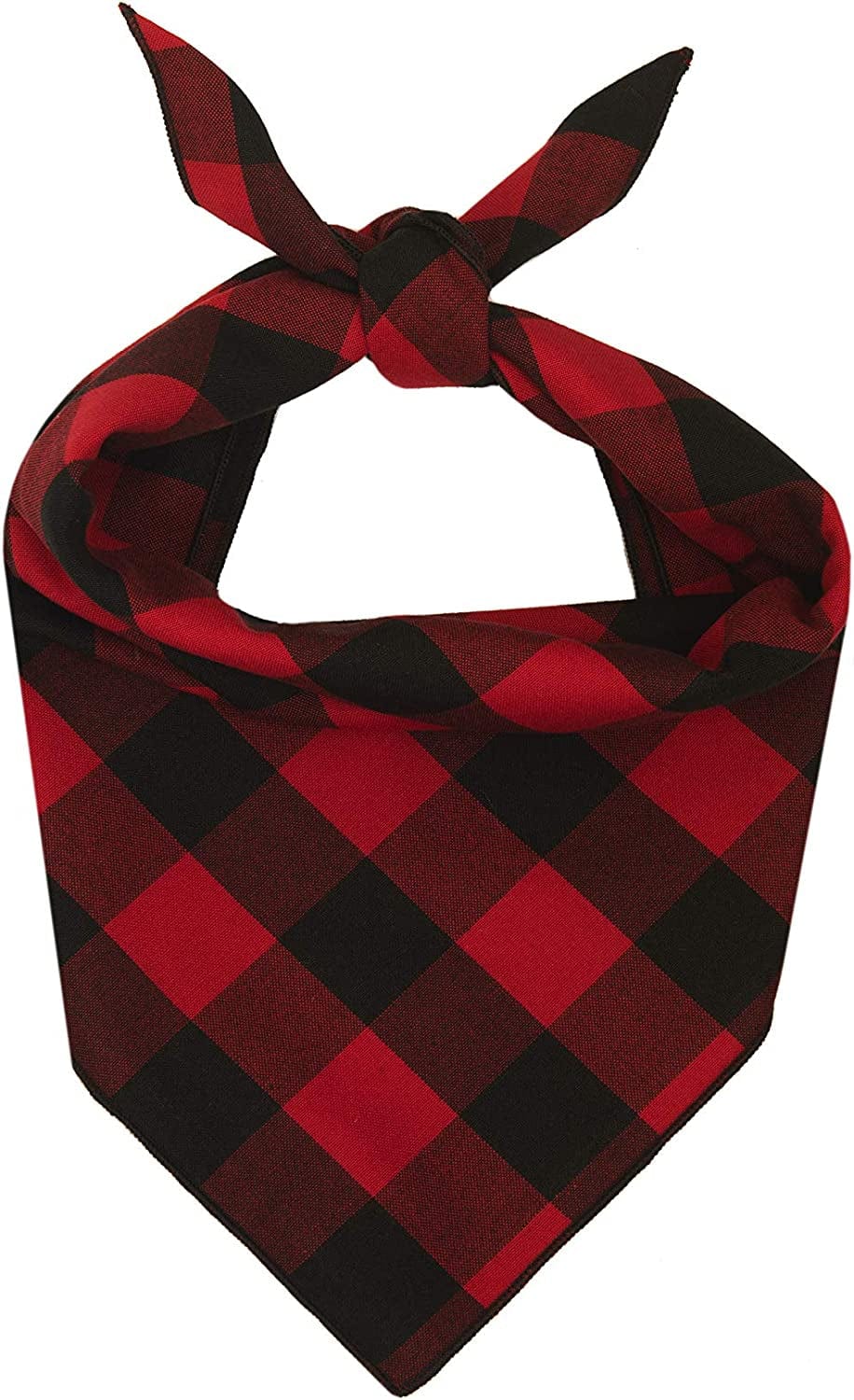 Willowear Dog Bandanas Red Buffalo Plaid Large Animals & Pet Supplies > Pet Supplies > Dog Supplies > Dog Apparel Willowear Red Buffalo Plaid Large 