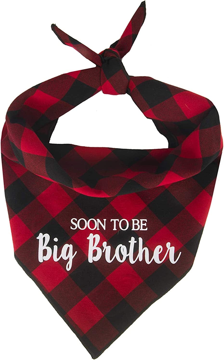 Willowear Dog Bandanas Soon to Be Big Brother Red Large Animals & Pet Supplies > Pet Supplies > Dog Supplies > Dog Apparel Willowear Soon To Be Big Brother Red Xlarge 