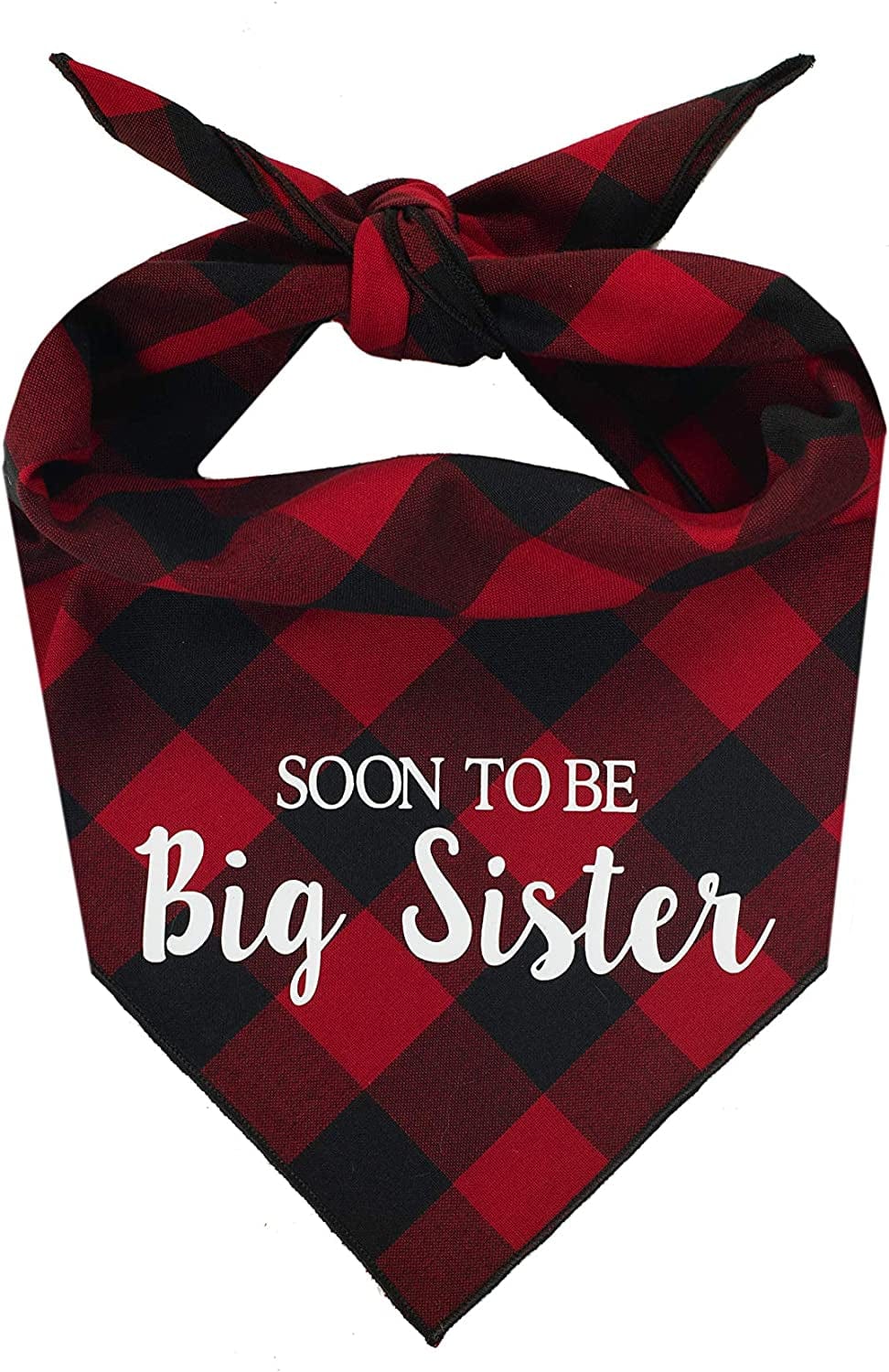 Willowear Dog Bandanas Soon to Be Big Brother Red Large Animals & Pet Supplies > Pet Supplies > Dog Supplies > Dog Apparel Willowear Soon To Be Big Sister Red Large 