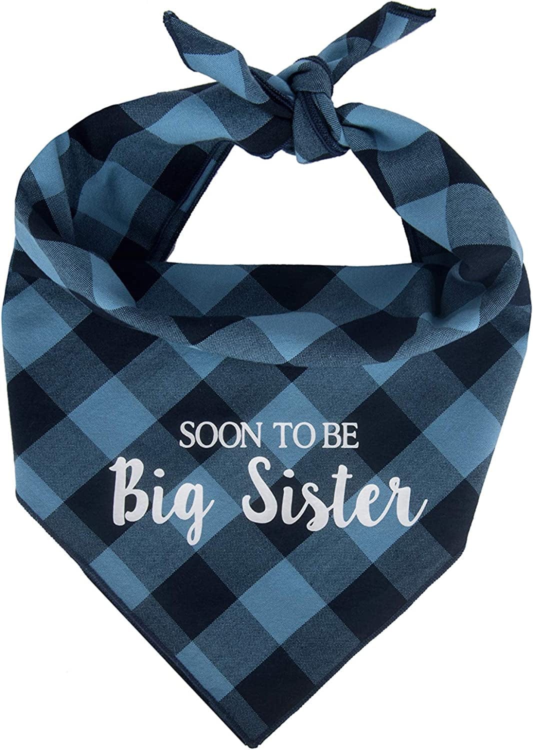 Willowear Dog Bandanas Soon to Be Big Brother Red Large Animals & Pet Supplies > Pet Supplies > Dog Supplies > Dog Apparel Willowear Soon To Be Big Sister Blue Large 