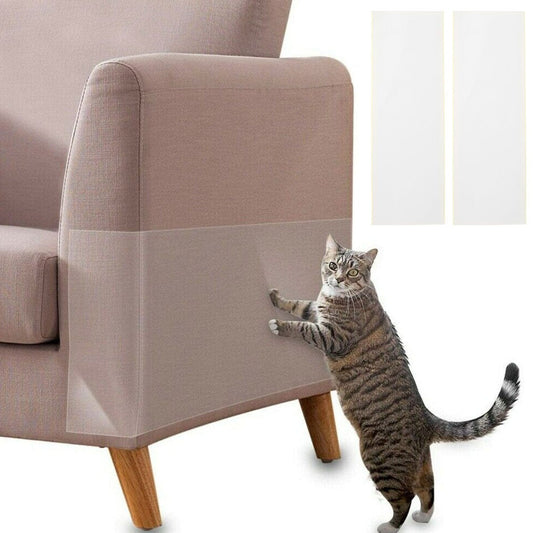 Willstar anti Cat Scratch Furniture Protector 2Pcs Self-Adhesive Cat Scratch Deterrent Tape Thick Flexible Cat Scratching Pad Animals & Pet Supplies > Pet Supplies > Cat Supplies > Cat Furniture Willstar 150 mm x 450 mm 1111 