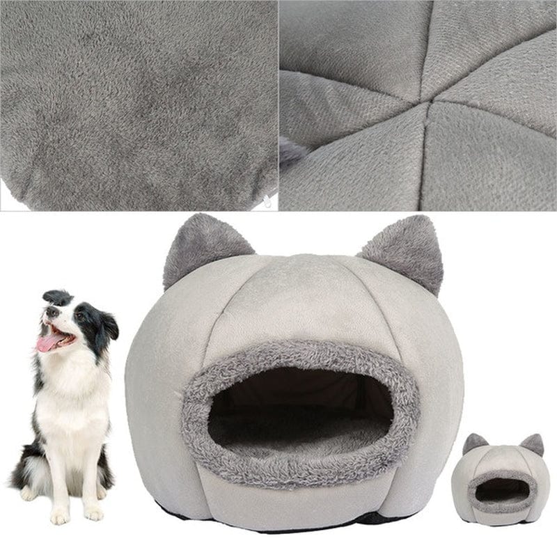 Willstar Foldable Cute Pet House Outdoor Travel Portable Rabbit Cat Dog Bed House Shaped Dog Kennel Cushion Basket Pet Rope Toys