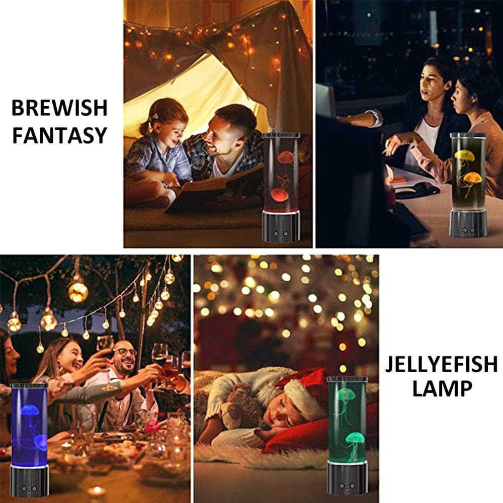 Willstar Jellyfish Lamp with Remote Control LED Night Light 16 Color Changing Lava Lamp Fancy Aquarium Jellyfish Real Jellyfish Gift for Kids and Adults US Animals & Pet Supplies > Pet Supplies > Fish Supplies > Aquarium Lighting Willstar   