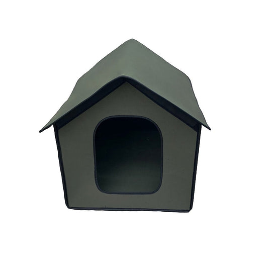 Winbang Waterproof Pet House Outdoor Dog Cat House Composite EVA Rainproof Outdoor Pet Ten Pet Supplies Green 38*35*38Cm/15*14*15In Animals & Pet Supplies > Pet Supplies > Dog Supplies > Dog Houses Winbang   