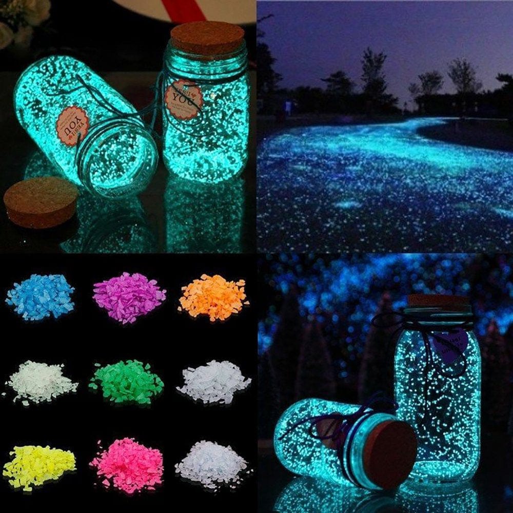 Windfall 10G Luminous Particles Glow in Dark Fish Tank Aquarium Fluorescent Sand Decor Animals & Pet Supplies > Pet Supplies > Fish Supplies > Aquarium Decor windfall Green  