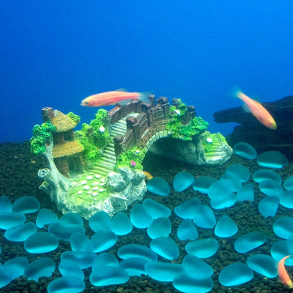 Windfall Aquarium Resin Craft Bridge Cave Shrimp Landscaping Fish Tank Ornament Decor