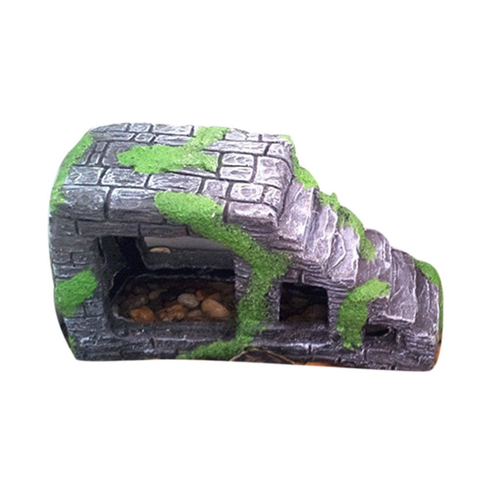 Windfall Shale Step Ledge for Aquariums Terrariums, Adds Hiding Spots, Swim Throughs, Basking Ledges for Fish, Reptiles, Amphibians, and Small Animals