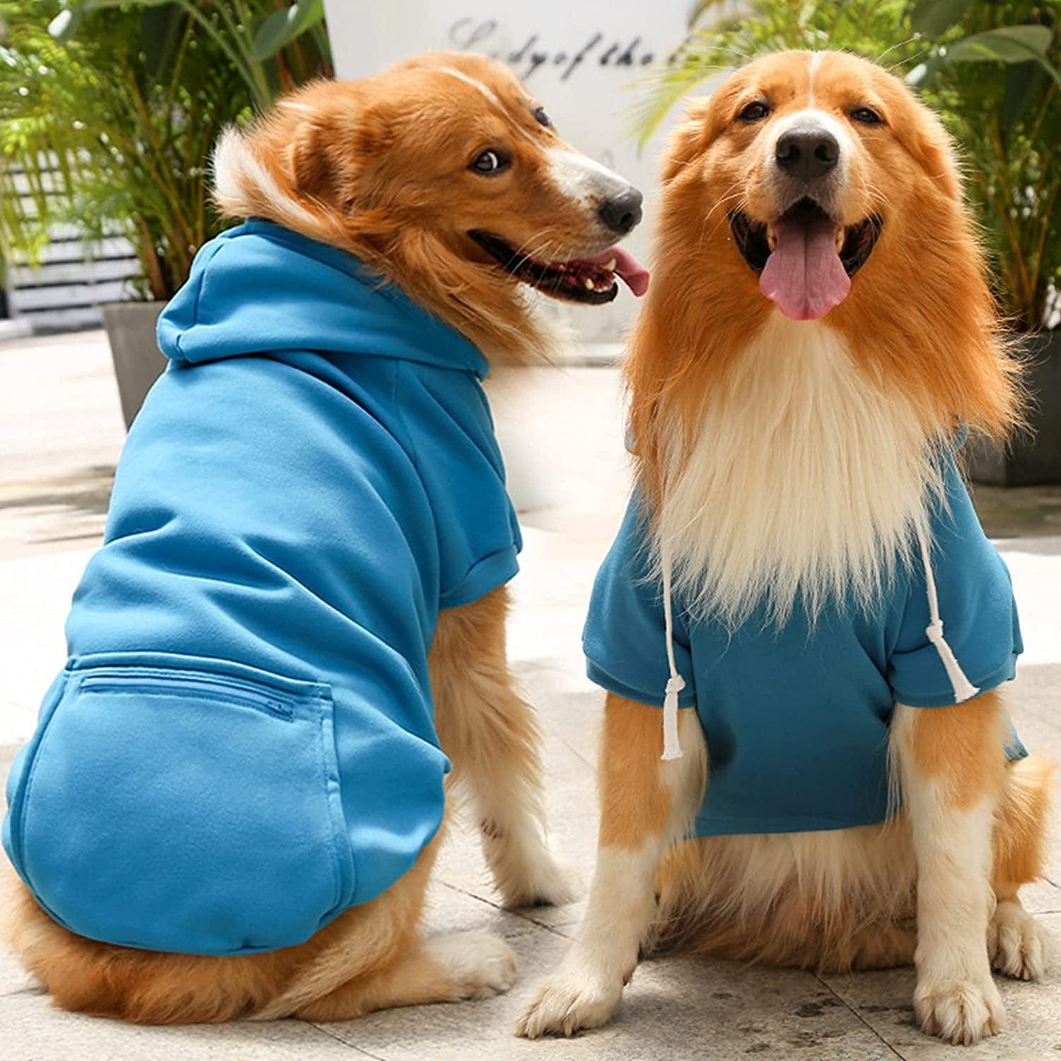 Winter Clothes for Dogs Small Female Pet Autumn Pocket Sweatshirt Dogs Hoodies Pet Fleece Lightweight Stretchy T-Shirts Soft Apparel Animals & Pet Supplies > Pet Supplies > Dog Supplies > Dog Apparel HonpraD   