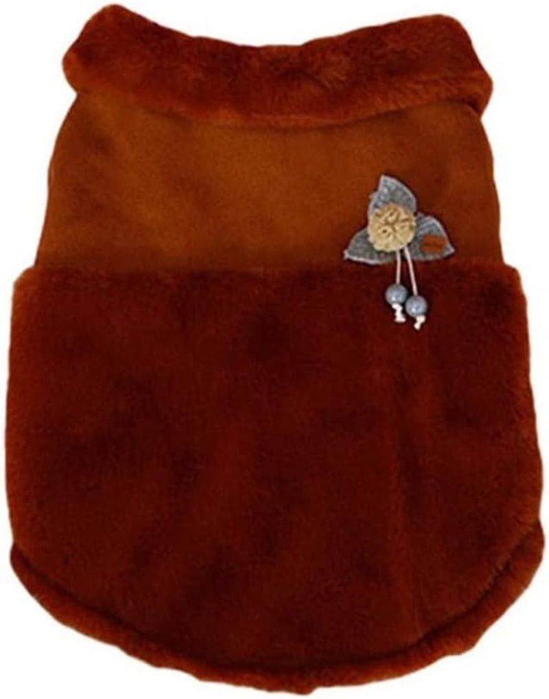 Winter Dog Coat Fleece Pet Dog Clothes Comfortable Warm Plush Pet Vest Jacket for Small Medium Dog Coat (A S Code) Animals & Pet Supplies > Pet Supplies > Dog Supplies > Dog Apparel Tomator A S code 