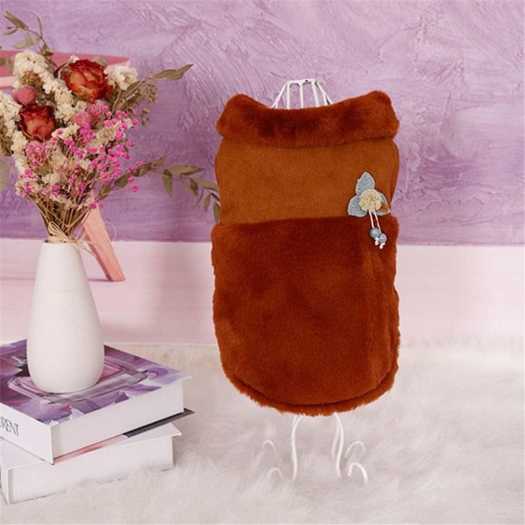 Winter Dog Coat Fleece Pet Dog Clothes Comfortable Warm Plush Pet Vest Jacket for Small Medium Dog Coat (A S Code) Animals & Pet Supplies > Pet Supplies > Dog Supplies > Dog Apparel Tomator   