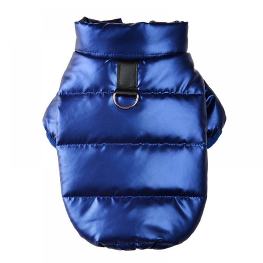 Winter Dog Coat Puppy Pet Cat Vest Snowsuit Clothes for Small Dogs, Waterproof Dog Jumpsuit Puffer, Soft Warm Fleece Lined Pet Apparel Clothing for Chihuahua Poodles French Bulldog Animals & Pet Supplies > Pet Supplies > Dog Supplies > Dog Apparel ZenBath XL Blue 